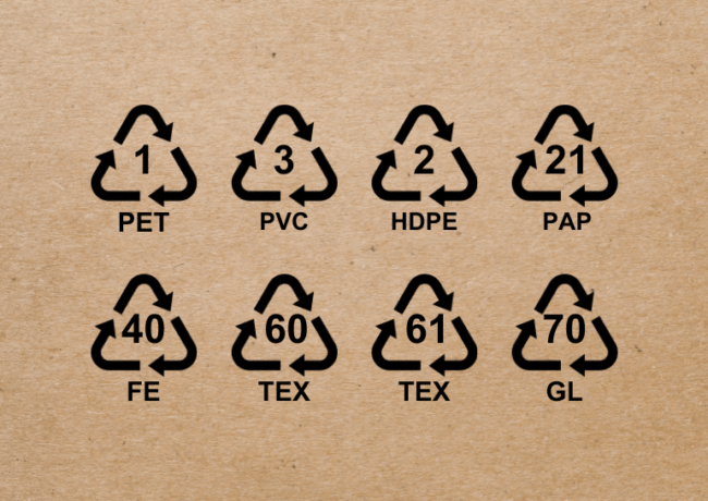 Símbolos de reciclaje